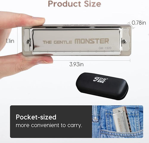 JDR Gentle Monster Diatonic Harmonica,Hamilton,Canada