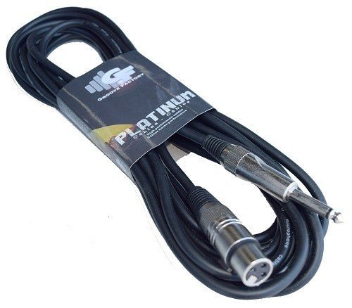 Groove Factory Platinum MICROPHONE CablesXLR TO 1/4 - 10 FEET Groove Factory Cable for sale canada