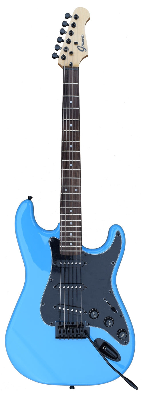 GROOVE Strat-Shaped Electric Guitar - Pelham Blue Finish S2024/PELB,Hamilton,Canada