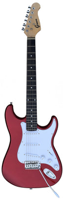 GROOVE Strat-Shaped Electric Guitar - Metalic Red S2024/MRD,Canada