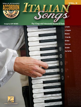 Italian Songs Accordion Play - Along Volume 5 Default Hal Leonard Corporation Music Books for sale canada