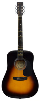Madera LD411 Acoustic Full Size Guitar Dark Vintage Sunburst Madera Instrument for sale canada