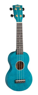 Mahalo Slimline Series Soprano Ukulele With Carry Bag, Transparent Blue Mahalo Ukulele for sale canada
