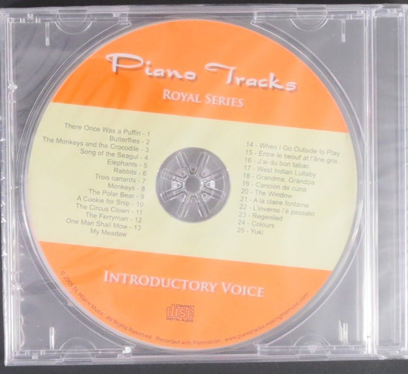 Piano Tracks for Voice Repetoire Level Introductory, (CD) Royal Series CD for sale canada
