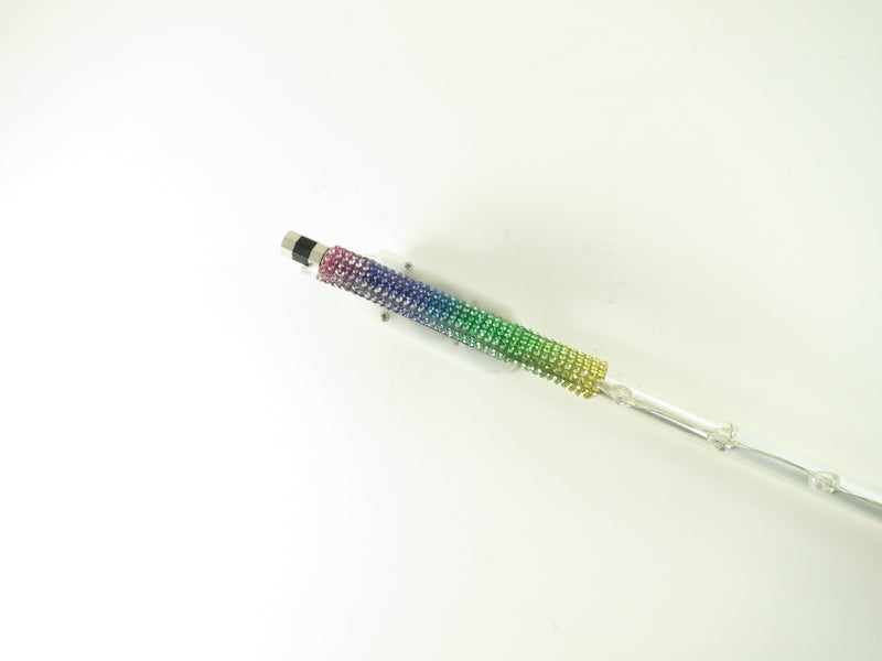 Rozanna's Violins Glow Bow Multi Color White Carbon Fiber Violin Bow Multicolor handle Rozanna's Violins Violin for sale canada