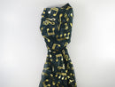 Scarf w/ Mixed Music Notes Dark Green/Gold Music Treasures Accessories for sale canada