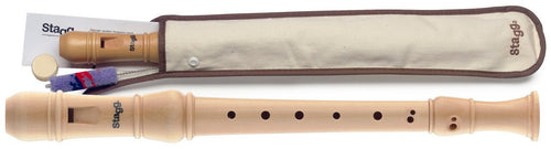 Stagg Soprano Recorder, Baroque Fingering, Maple Wood Stagg Music Instrument for sale canada