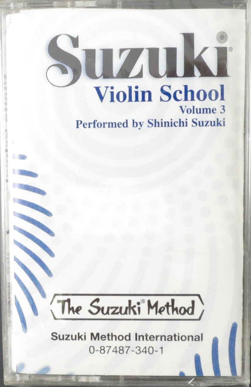 Suzuki Violin School, Volume 3 (Cassette Tape) Shinichi Suzuki Alfred Music Publishing Cassette Tapes for sale canada