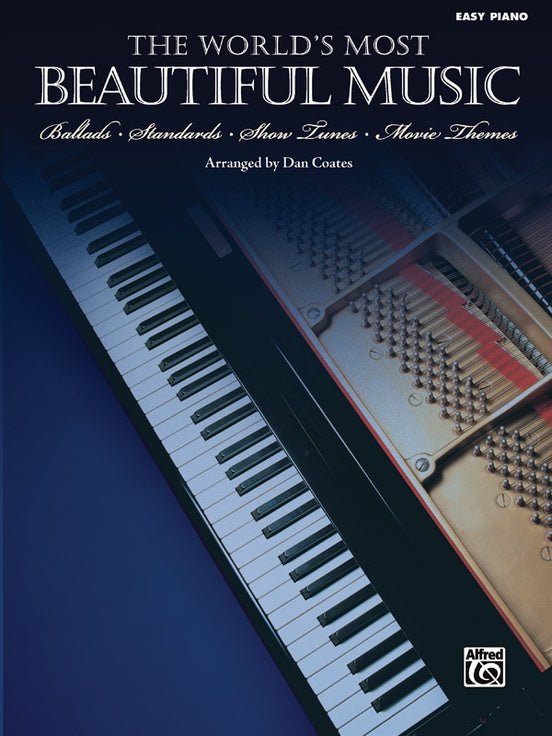 The World's Most Beautiful Music, Easy Piano Default Alfred Music Publishing Music Books for sale canada