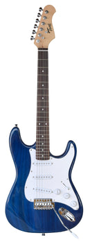 TONE STRAT - STYLE JUNIOR ELECTRIC GUITAR IN TRANSPARENT BLUE Jay Turser Guitar for sale canada