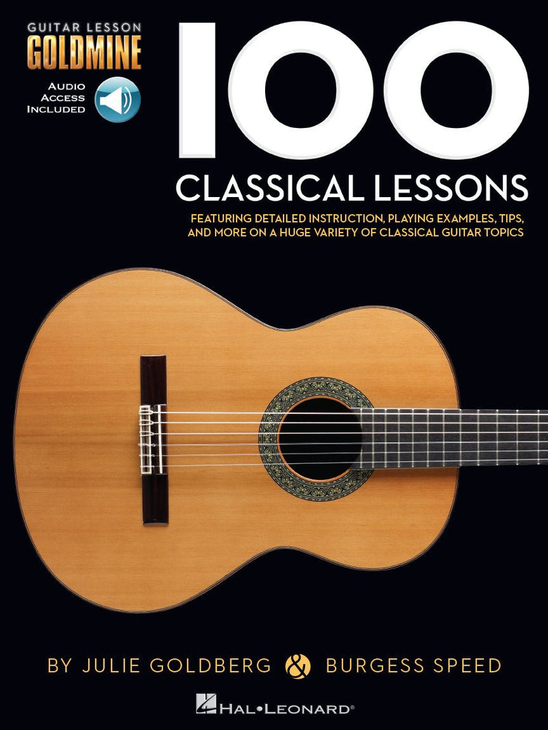 100 Classical Lessons - Guitar Lesson Goldmine Series Hal Leonard Corporation Music Books for sale canada