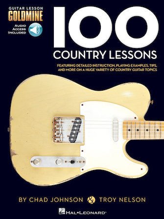 100 Country Lessons - Guitar Lesson Goldmine Series Hal Leonard Corporation Music Books for sale canada