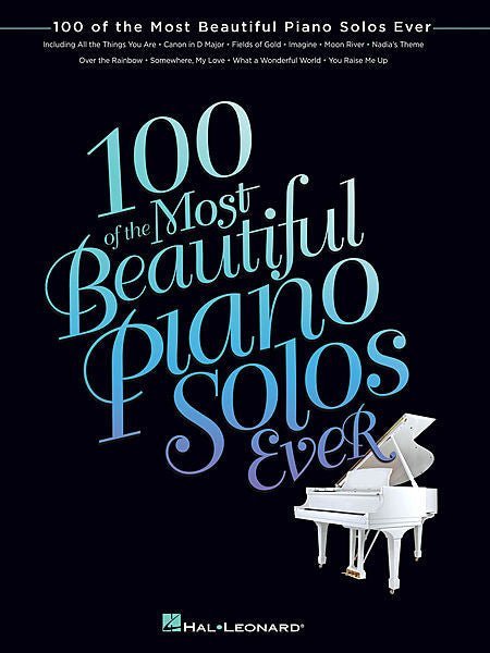 100 of the Most Beautiful Piano Solos Ever Default Hal Leonard Corporation Music Books for sale canada