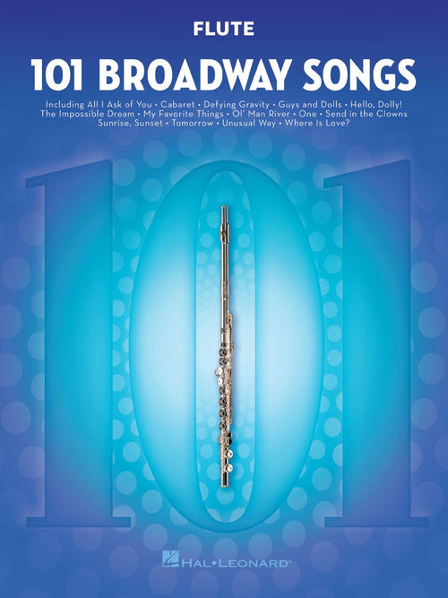 101 BROADWAY SONGS, For Flute Hal Leonard Corporation Music Books for sale canada
