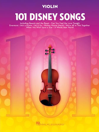 101 Disney Songs for Violin Hal Leonard Corporation Music Books for sale canada