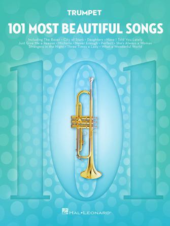 101 MOST BEAUTIFUL SONGS for Trumpet Hal Leonard Corporation Music Books for sale canada