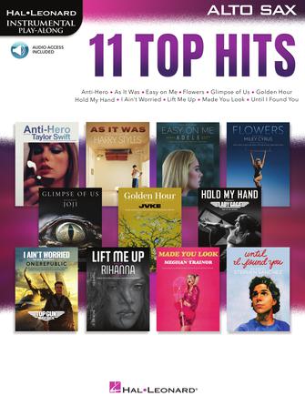 11 Top Hits for Alto Sax Hal Leonard Corporation Music Books for sale canada