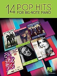 14 Pop Hits, Big Note Piano Hal Leonard Corporation Music Books for sale canada