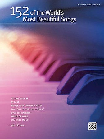 152 OF THE WORLD'S MOST BEAUTIFUL SONGS Hal Leonard Corporation Music Books for sale canada