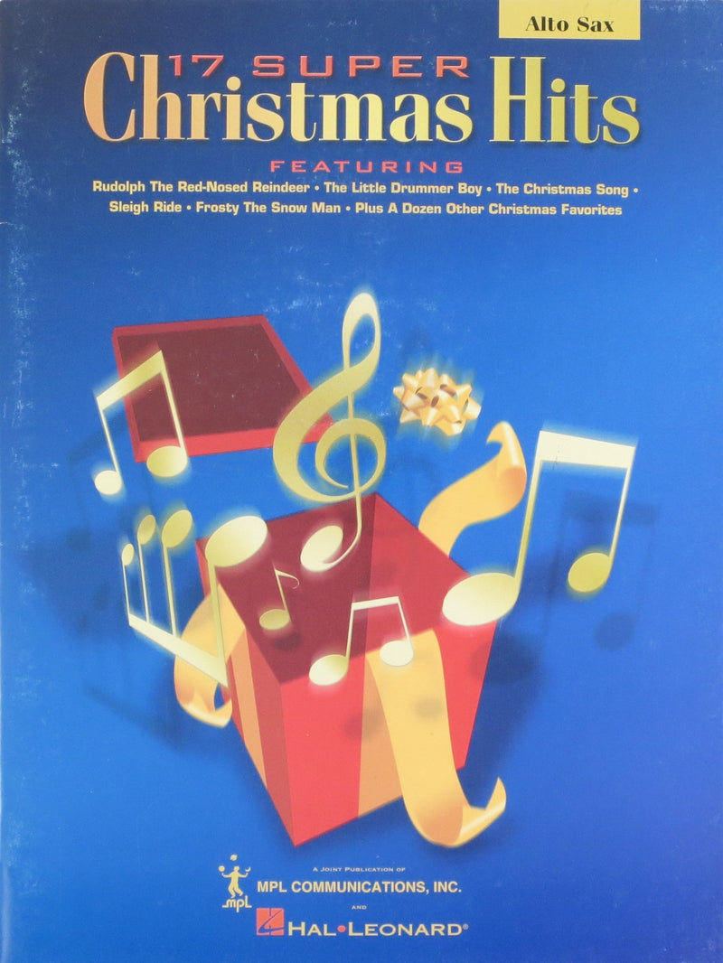 17 Super Christmas Hits for Alto Sax Book only Hal Leonard Corporation Music Books for sale canada