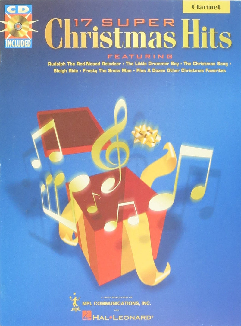 17 Super Christmas Hits for Clarinet Book & CD Hal Leonard Corporation Music Books for sale canada