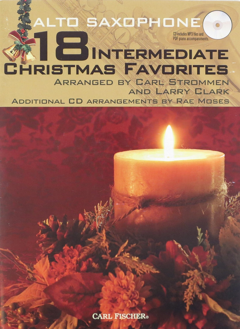 18 Intermediate Christmas Favorites for Alto Saxophone Carl Fischer Music Books for sale canada