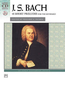 18 Short Preludes, J.S. Bach (Book & CD) Default Alfred Music Publishing Music Books for sale canada