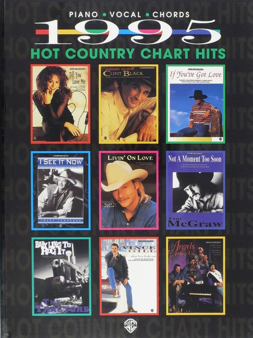 1995 Hot Country Chart Hits - P/V/CH Default Alfred Music Publishing Music Books for sale canada