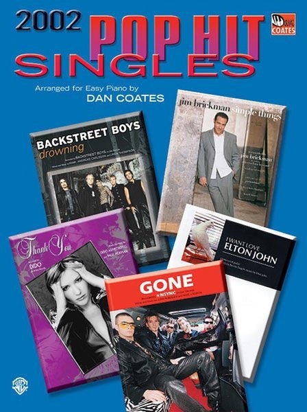 2002 Pop Hit Singles, Easy Piano Default Alfred Music Publishing Music Books for sale canada