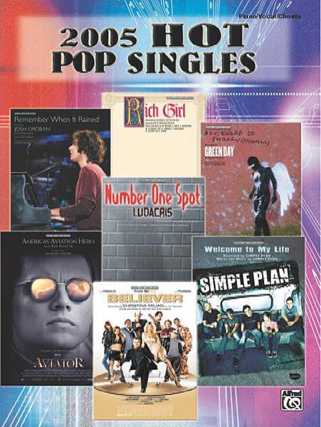 2005 Hot Singles: Pop Default Alfred Music Publishing Music Books for sale canada