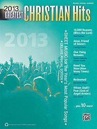 2013 Greatest Christian Hits Default Alfred Music Publishing Music Books for sale canada