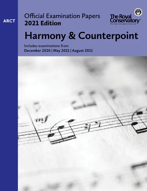 2021 Official Examination Papers: ARCT Harmony & Counterpoint RCM Publishing Music Books for sale canada