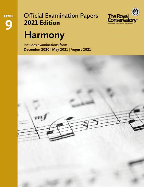 2021 Official Examination Papers: Level 9 Harmony Frederick Harris Music Music Books for sale canada