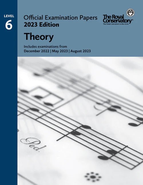 2023 Official Examination Papers - Level 6 Theory Frederick Harris Music Music Books for sale canada