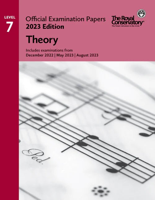 2023 Official Examination Papers - Level 7 Theory Frederick Harris Music Music Books for sale canada