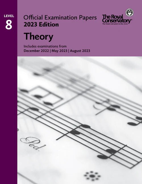 2023 Official Examination Papers - Level 8 Theory Frederick Harris Music Music Books for sale canada