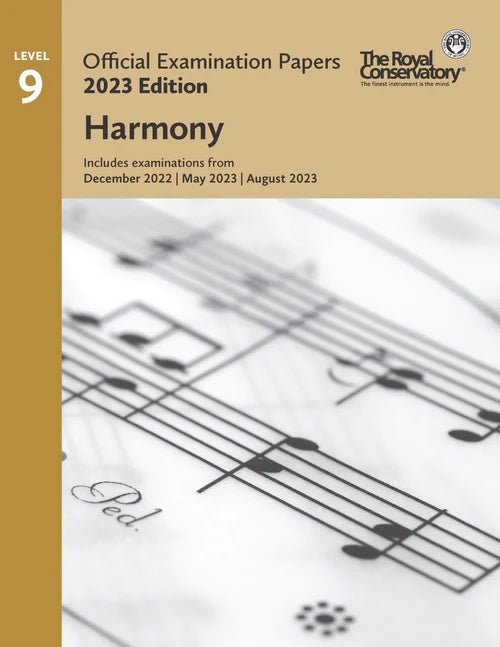 2023 Official Examination Papers - Level 9 Harmony Frederick Harris Music Music Books for sale canada