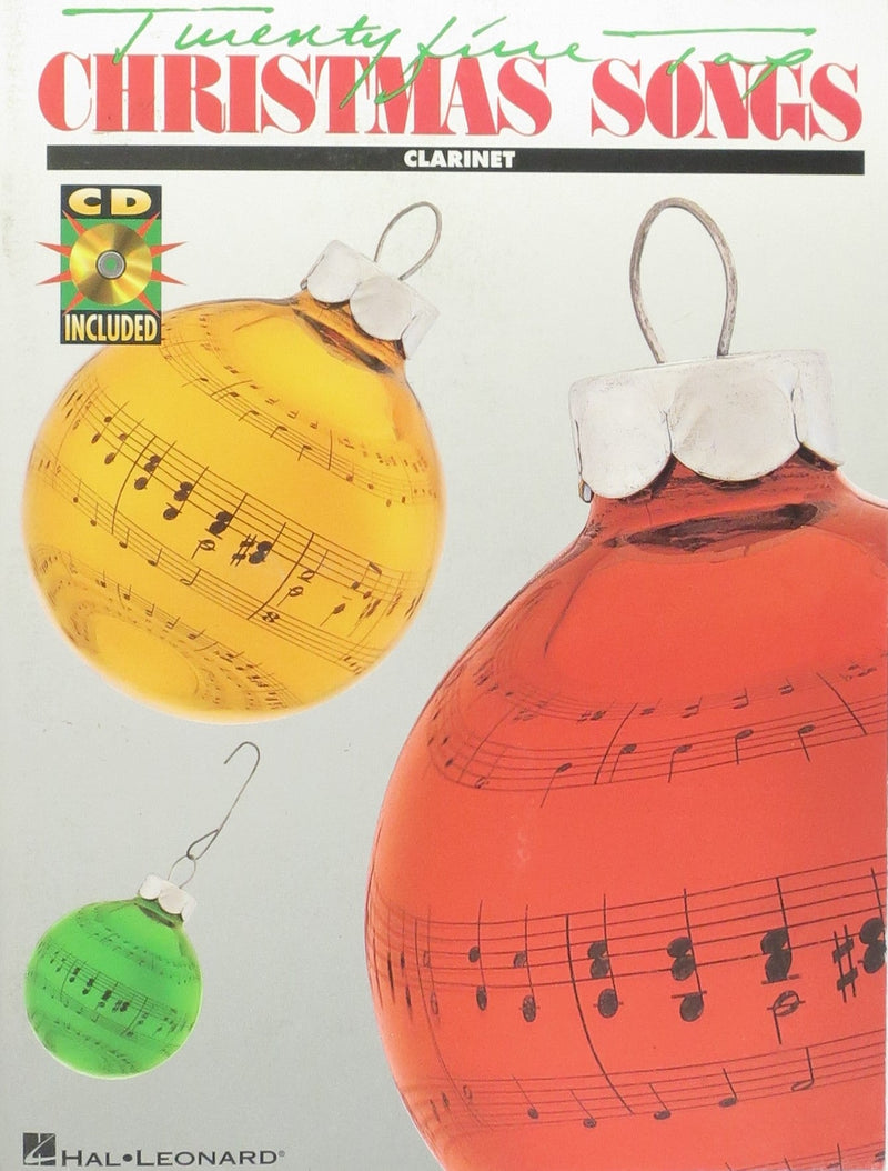 25 Christmas Songs for Clarinet, Book & CD Hal Leonard Corporation Music Books for sale canada