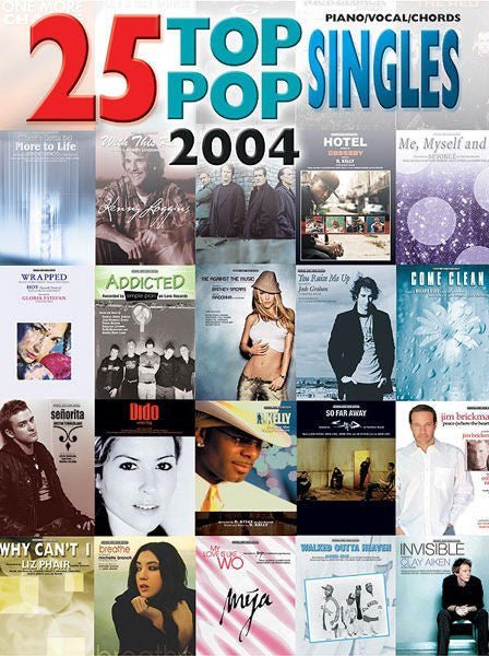 25 Top Pop Singles 2004 Default Alfred Music Publishing Music Books for sale canada