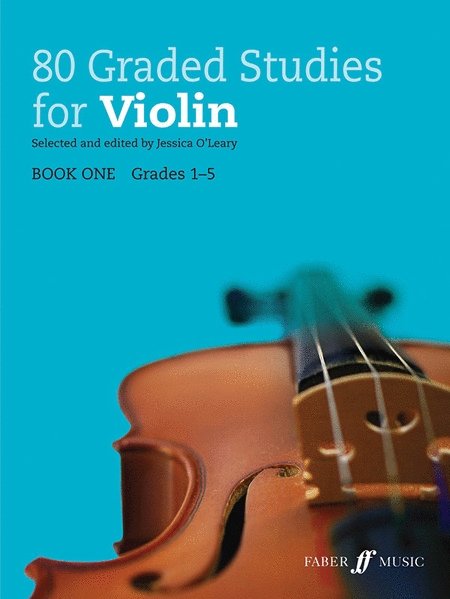 80 Graded Studies for Violin Book One - Grade 1-5 FABER MUSIC Music Books for sale canada