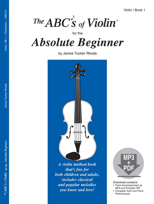 ABCs of Violin for the Absolute Beginner, Book 1, with MP3/PDF Carl Fischer Music Publisher Music Books for sale canada,798408071240