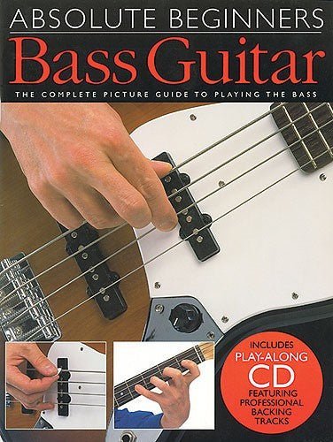 Absolute Beginners, Bass Guitar (Book & CD) Amsco Publications Music Books for sale canada