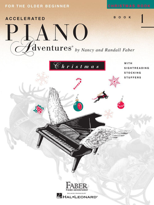 Accelerated Level 1 - Christmas Book, Piano Adventures® Hal Leonard Corporation Music Books for sale canada