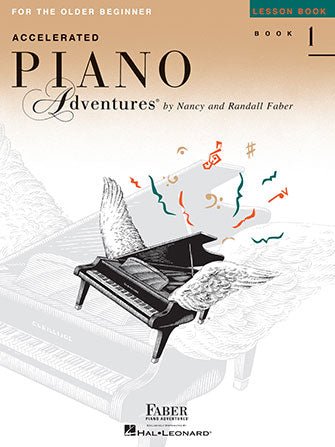 Accelerated Piano Adventures for the Older Beginner, Lesson Book 1 Hal Leonard Corporation Music Books for sale canada