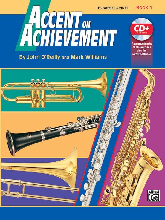 Accent on Achievement, Book 1 For B-flat Bass Clarinet Book & CD Default Alfred Music Publishing Music Books for sale canada