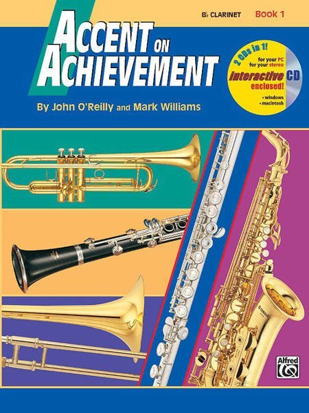 Accent on Achievement, Book 1 for B-flat Clarinet Book & CD Alfred Music Publishing Music Books for sale canada