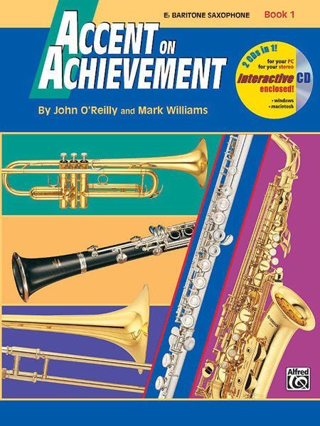 Accent on Achievement, Book 1 For Eb Baritone Saxophone with CD Default Alfred Music Publishing Music Books for sale canada