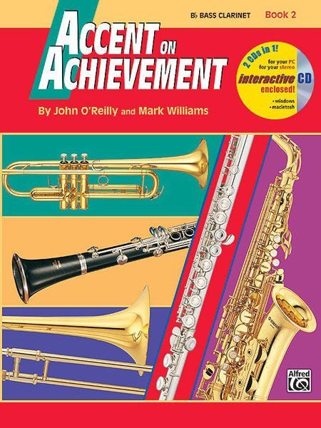 Accent on Achievement, Book 2 for Bb Bass Clarinet, with CD Default Alfred Music Publishing Music Books for sale canada