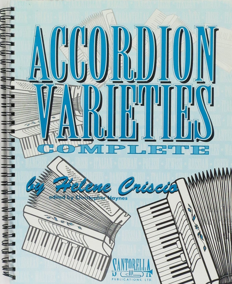 Accordion Varieties Complete Default Santorella Publications Music Books for sale canada
