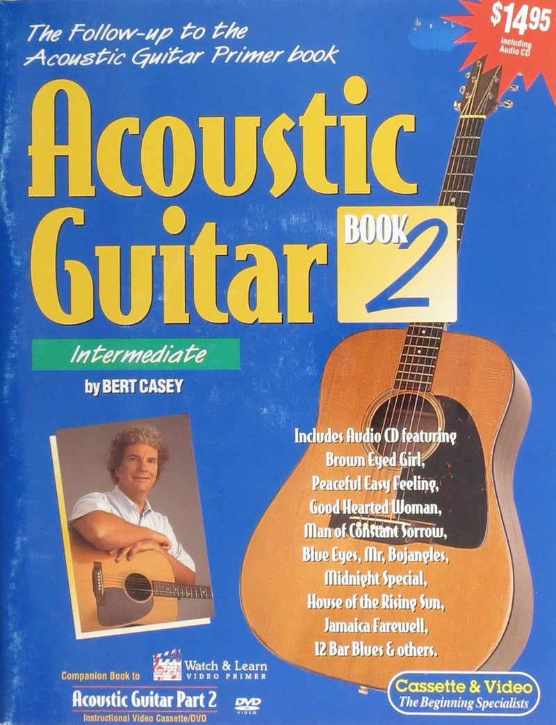 Acoustic Guitar, Book 2, for Intermediate (Book & CD) Watch & Learn Music Books for sale canada